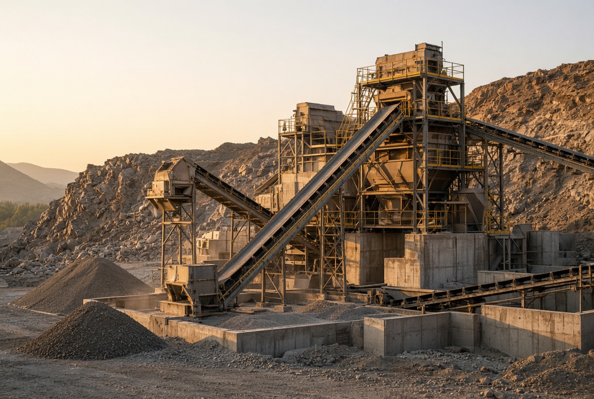 Crushing and screening plant